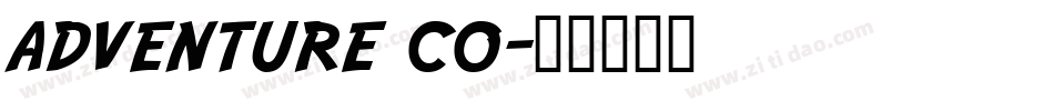 ADVENTURE CO字体转换